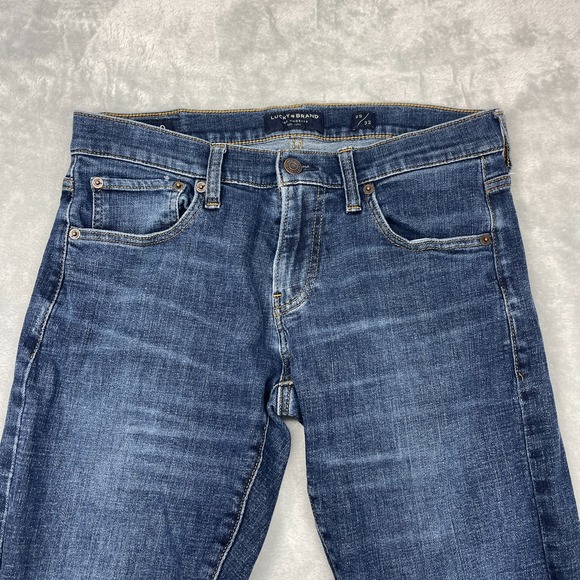 Lucky Brand Jeans Womens 29/32 Blue Denim 110 Slim Fit Single Stitch Skinny Leg - Picture 10 of 11